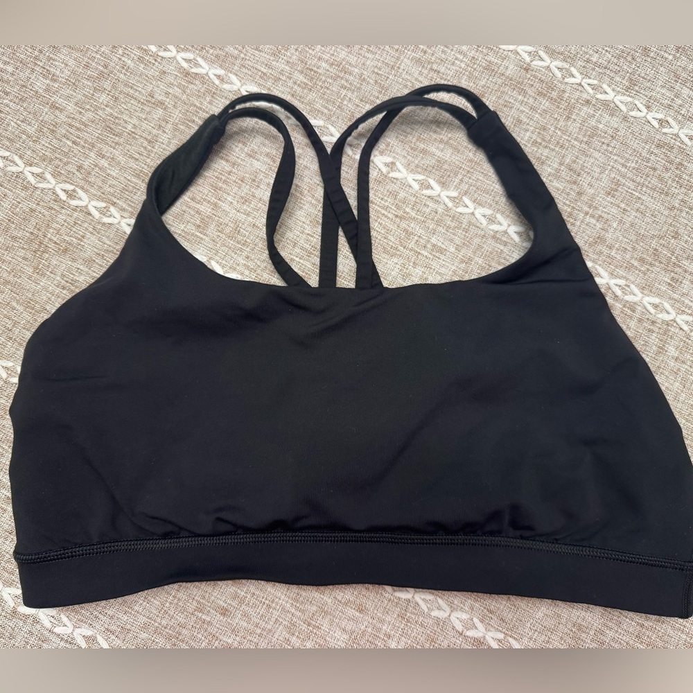 Women's Lululemon Black Sports Bra Size 12